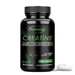 Creatine Monohydrate Capsules - Boosts Energy Levels, Builds Muscle Mass and Promotes Muscle Recovery