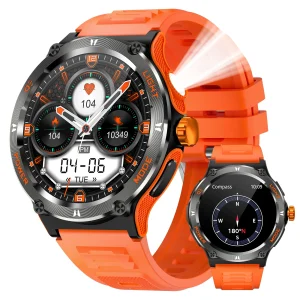 LaNikar Smart Watch 3ATM Waterproof 1.53" New KT76 Men Sport Watch