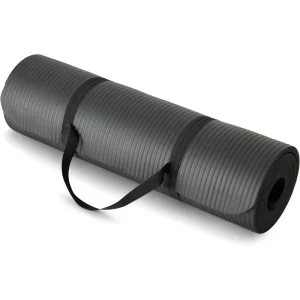 1/2 Inch Extra Thick Exercise Yoga Mat with Carrying Strap