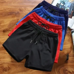 Men's Sports Shorts Elastic Waist Drawstring Running Shorts
